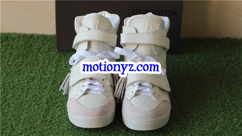 Brand Sneaker High Top Cream White